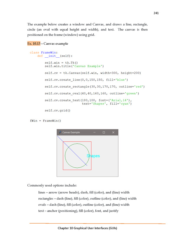 Introduction to Python Programming: Starting Out with IDLE - Graphical User Interfaces (GUIs) 23